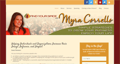 Desktop Screenshot of myracorrello.com